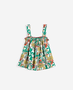 Bobo Choses Color Herbalist all over woven top