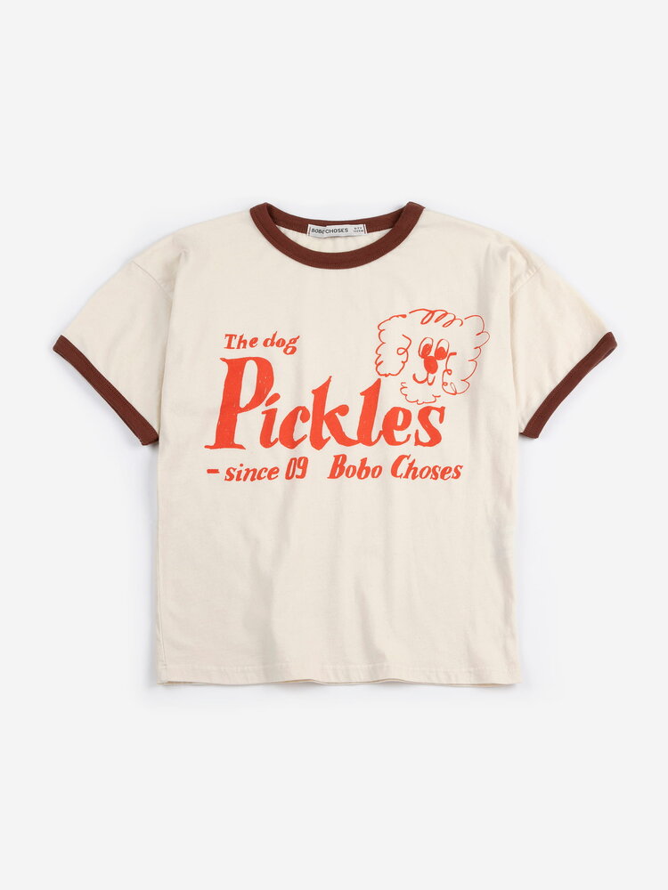 Bobo Choses t-shirt Pickles The Dog Cream