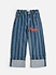 Pickles The Dog Striped denim pants
