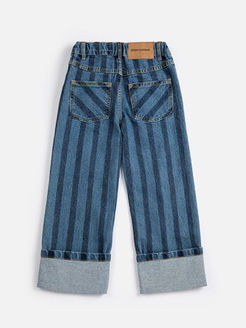 Bobo Choses Pickles The Dog Striped denim pants