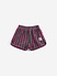 Striped terry cloth shorts