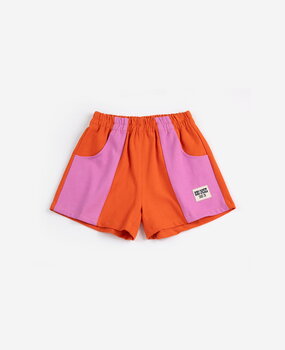 Bobo Choses Bobo Choses color Block woven shorts