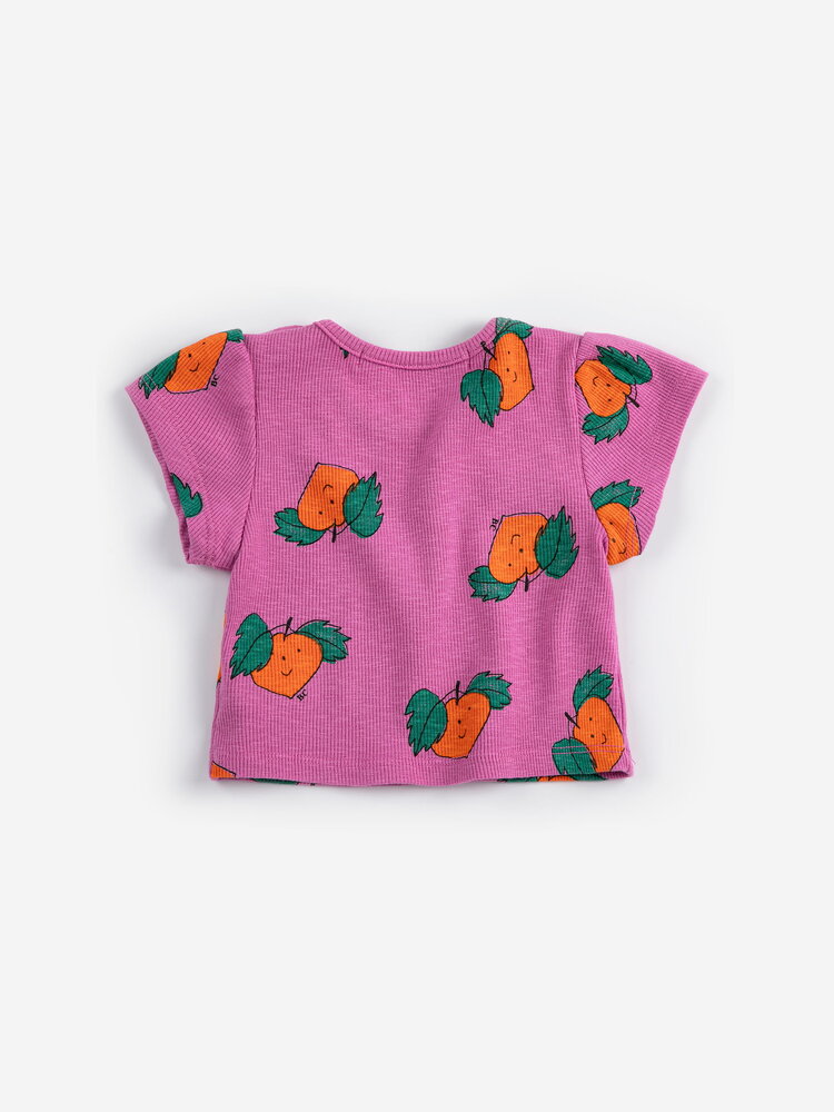 Bobo Choses t-shirt voor baby's Tangerine all over
