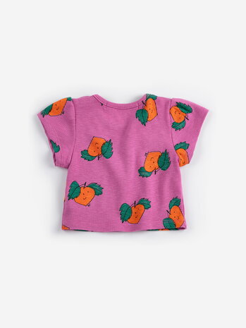 Bobo Choses t-shirt voor baby's Tangerine all over