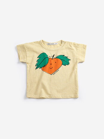 Bobo Choses baby t-shirt geel Curious Turnip