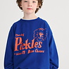 Bobo Choses blauwe sweater Pickles The Dog