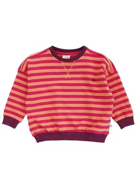 Your Wishes Stripe French Knit Sweater 839 Beetroot Purple