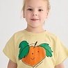 Bobo Choses Tangerine t-shirt - geel t-shirt met print