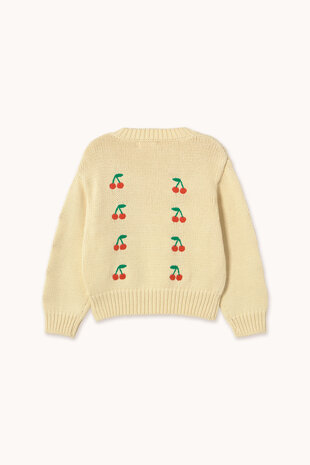 Tiny Cottons Mini Cherries Sweater dusty yellow