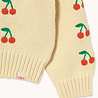 Tiny Cottons Mini Cherries Sweater dusty yellow