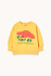 Red Dog Graphic Sweatshirt soft yellow