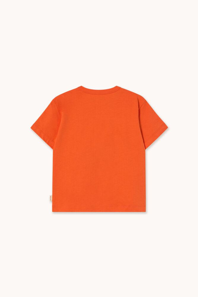 Tiny Cottons Yellow Dog Graphic Tee summer red