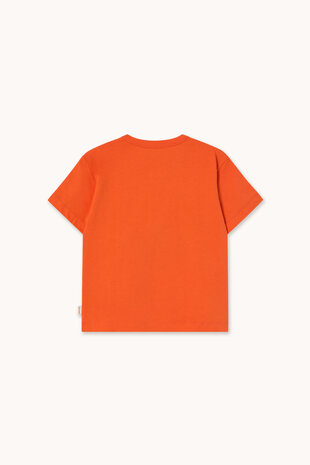 Tiny Cottons Yellow Dog Graphic Tee summer red