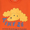 Tiny Cottons Yellow Dog Graphic Tee summer red
