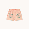 Tiny Cottons Giverny Graphic Smocked Shorts wild rose
