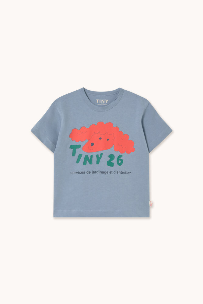 Tiny Cottons Red Dog Graphic Tee grey