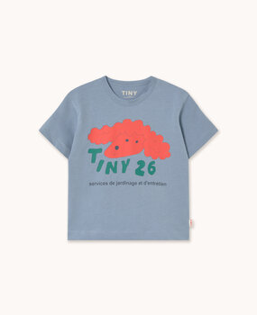 Tiny Cottons Red Dog Graphic Tee grey