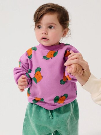 Bobo Choses Tangerine all over sweatshirt