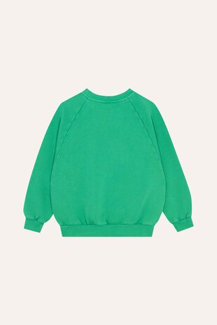 The Campamento groene sweater met logo The Campamento groene sweater met logo