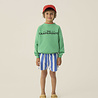The Campamento Blue Stripes Washed Shorts The Campamento Blue Stripes Washed Shorts