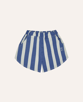 The Campamento Blue Stripes Washed Shorts