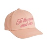 Mini Rodini roze baseball cap - To the moon emb cap pink