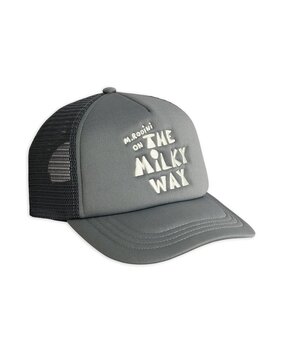 Mini Rodini The milky way emb trucker cap grey
