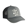 Mini Rodini grijze cap - The milky way emb trucker cap grey