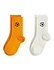 Football emb ribbed 2-pack socks