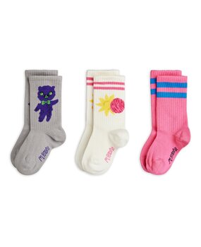 Mini Rodini Alien 3-pack socks multi
