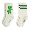 Mini Rodini Alien 2-pack socks off white Mini Rodini Alien 2-pack socks off white