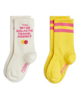 Mini Rodini Intergalactic 2-pack socks multi