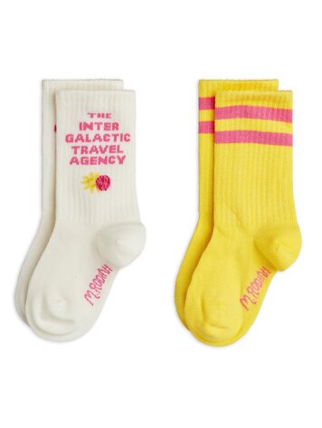 Mini Rodini Intergalactic 2-pack socks multi
