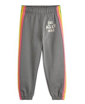 Mini Rodini The milky way rainbow panel sweatpants grey