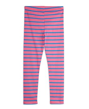 Mini Rodini Stripe yd leggings pink