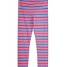 Mini Rodini Stripe yd leggings pink