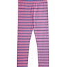 Mini Rodini Stripe yd leggings pink