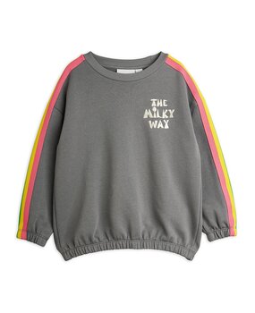 Mini Rodini The milky way rainbow panel sweatshirt grey