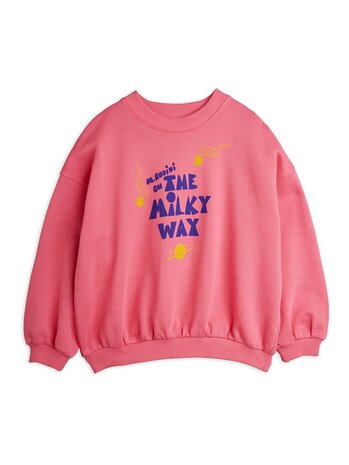 Mini Rodini The milky way sp sweatshirt pink Mini Rodini The milky way sp sweatshirt pink