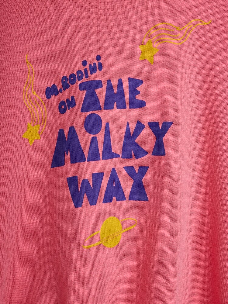 Mini Rodini The milky way sp sweatshirt pink Mini Rodini The milky way sp sweatshirt pink