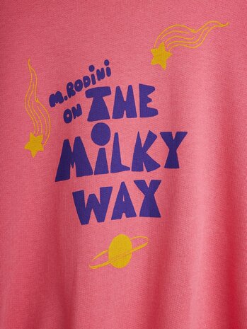 Mini Rodini The milky way sp sweatshirt pink Mini Rodini The milky way sp sweatshirt pink