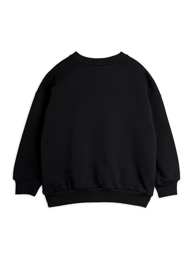 Mini Rodini trui - Alien chenille sweatshirt black