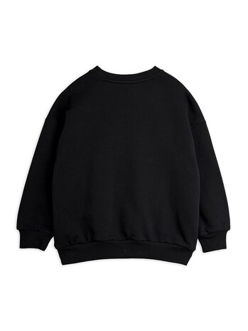 Mini Rodini trui - Alien chenille sweatshirt black