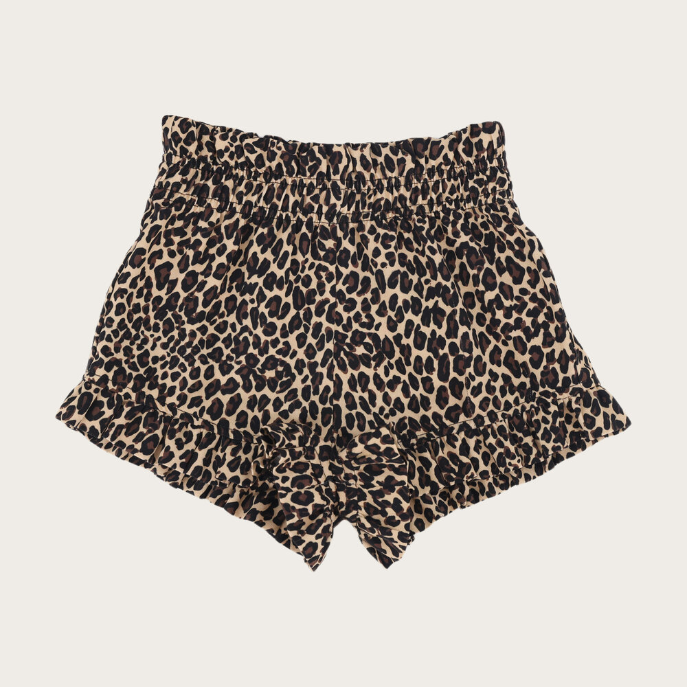 The Littlecuties RUFFLE SHORTS LILO LEOPARD The Littlecuties RUFFLE SHORTS LILO LEOPARD
