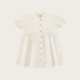 The Littlecuties DRESS VAYANA FLOWERS ECRU