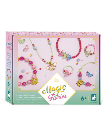 Janod Janod Atelier - Butterfly Jewels - Magic Fairies - 6 sieraden maken