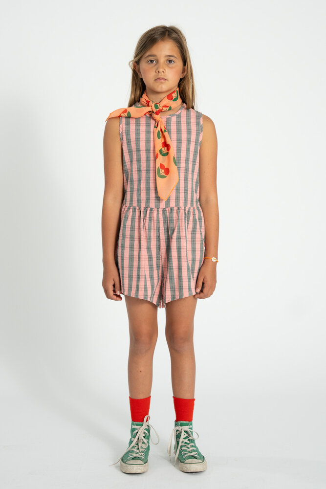 Piupiuchick korte jumpsuit met ruitjes Piupiuchick korte jumpsuit met ruitjes