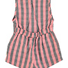 Piupiuchick korte jumpsuit met ruitjes Piupiuchick korte jumpsuit met ruitjes
