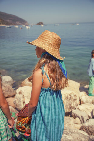 Piupiuchick jurk met ruitjes Piupiuchick jurk met ruitjes