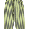 Piupiuchick Unisex trousers | green w/ indigo stripes